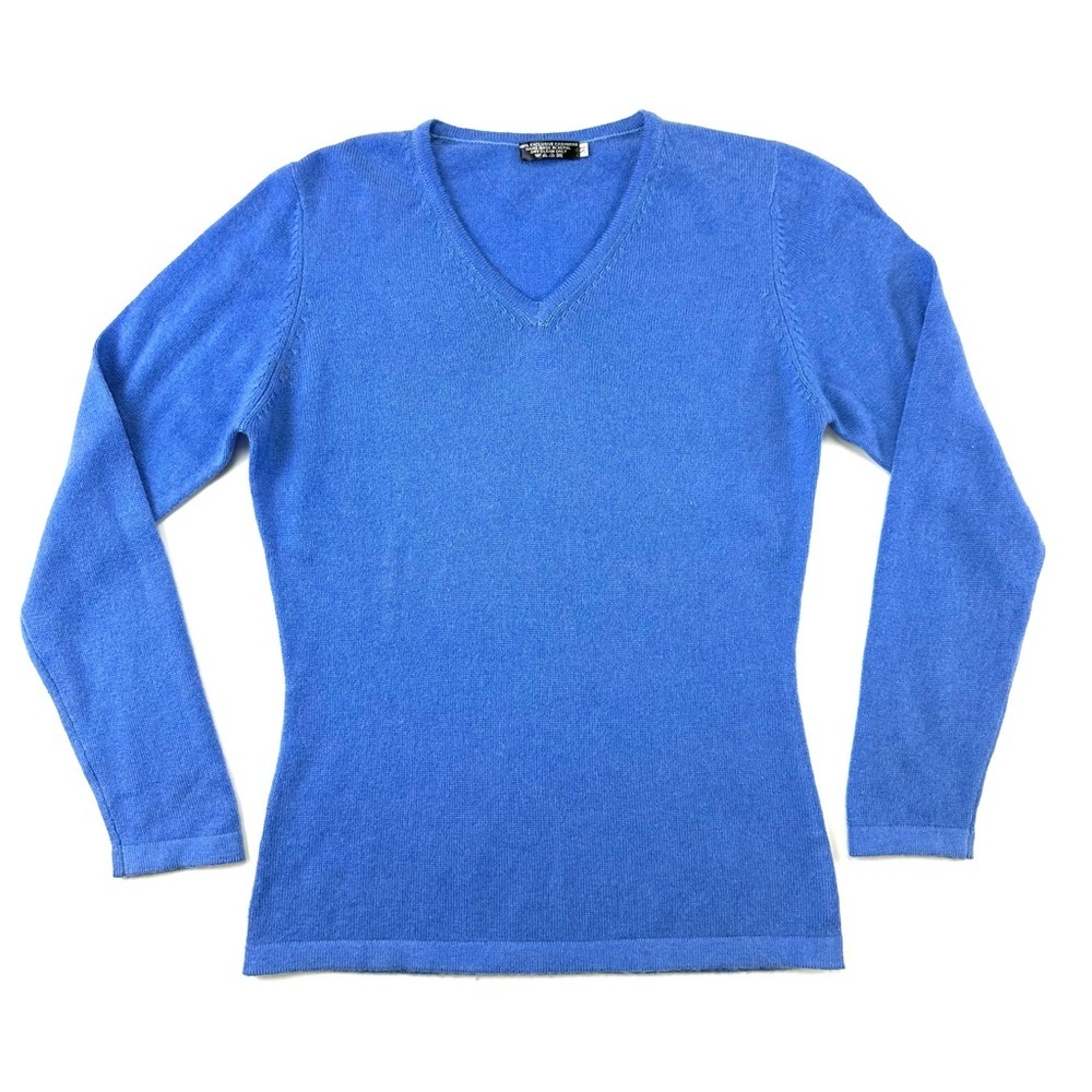 Cashmere Vneck womens pullover sweater Size Small Nepal
